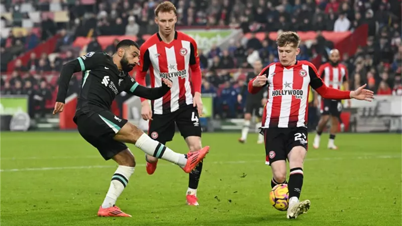 ماذا قدم محمد صلاح في مباراة ليفربول وبرينتفورد بالدوري الإنجليزي