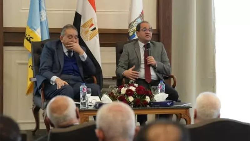 وزيرالمالية يطمئن مجتمع رجال الاعمال من غرفة الاسكندرية التجارية