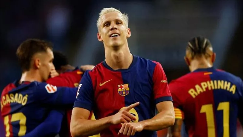 برشلونة يعلن تفاصيل إصابة داني أولمو