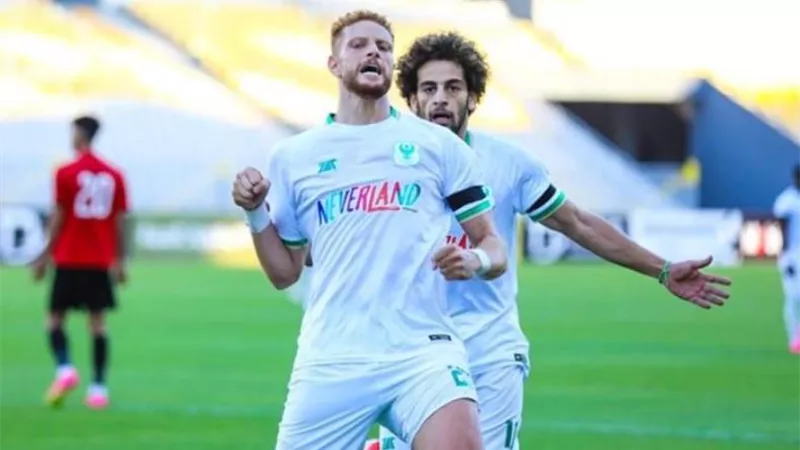 المصري يتفوق على بلاك بولز فى الشوط الأول بـ هاتريك تونسي - شاهد