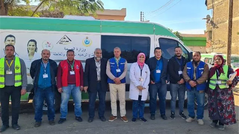 الكشف على ٨٣٩ بقافلة نكلا العنب ايتاي البارود