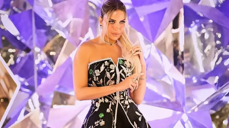 بفستان أنيق.. إطلالة مميزة لـ ريم مصطفى من Joy Awards .. شاهد
