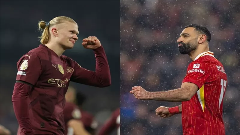 سباق الهدافين في الدوري الإنجليزي.. هالاند يقلص الفارق مع صلاح.