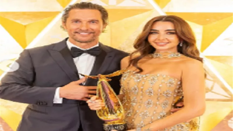 حكاية صورة هنا الزاهد مع النجم العالمي ماثيو ماكونهي
