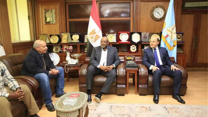 محافظ كفرالشيخ يستقبل وزير الزراعة النيجيري