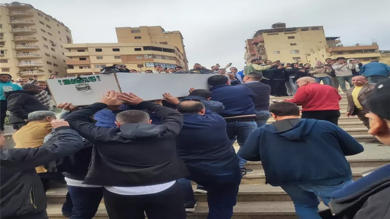تشييع جنازة المعلق الرياضي ميمي الشربيني