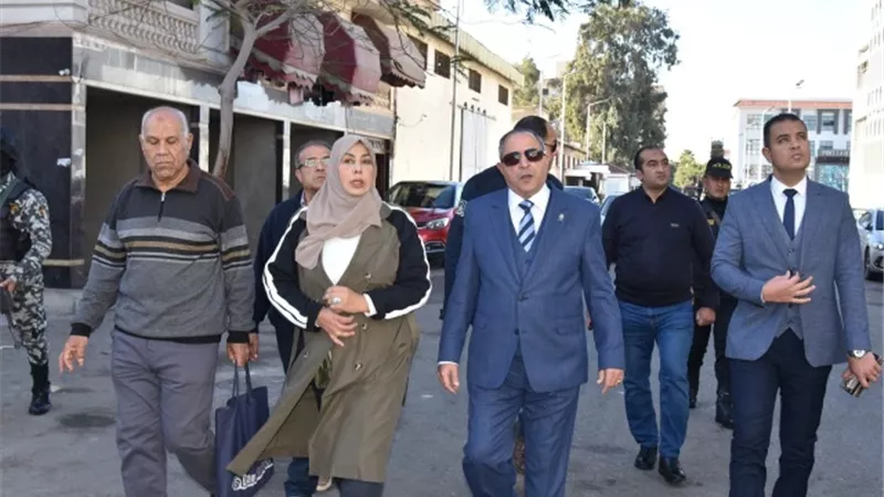 محافظ بورسعيد تفقد منطقة 