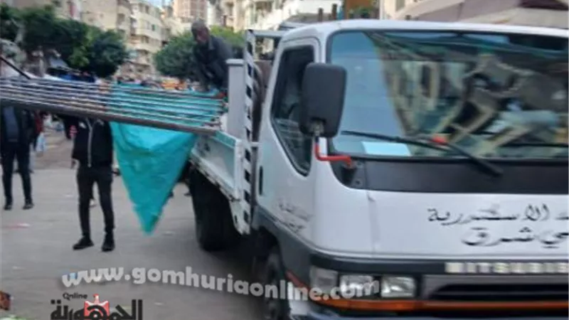 حملة انضباط وازالة مكبره لمدة 8 ساعات بشوراع شرق الاسكندرية