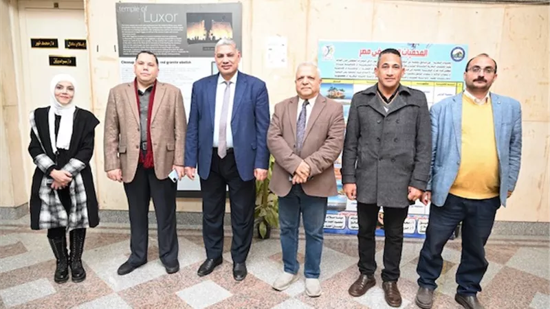 نائب رئيس جامعة الفيوم يتفقد امتحانات الدراسات العليا