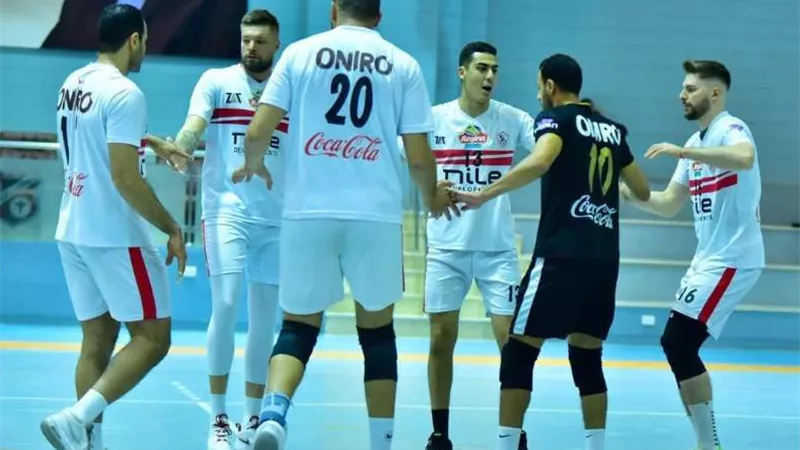 الزمالك يهزم الجزيرة ويتأهل لنصف نهائي البطولة العربية للطائرة