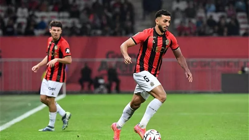 عبد المنعم ضمن قائمة نيس لمواجهة إلفسبورج بالدوري الأوروبي