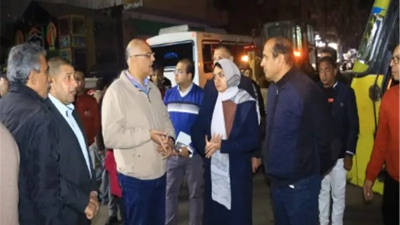 محافظ القليوبية يواصل متابعة أعمال النظافة ورفع الإشغالات بشبرا الخيمة
