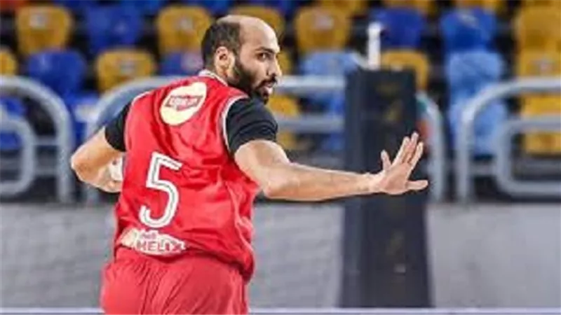 غياب نجم سلة الأهلي عن مباراة الزمالك لإصابته بخلع في الكتف