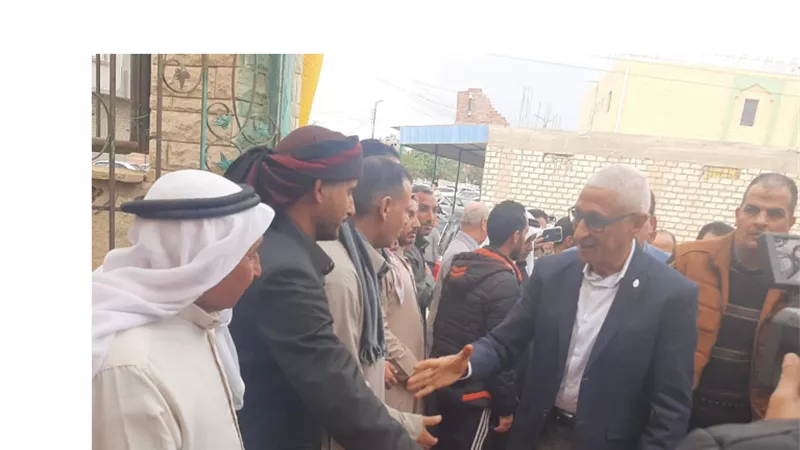 محافظ شمال سيناء يقدم واجب العزاء لقبيلة العقايلة