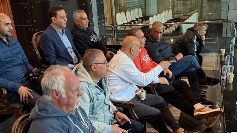 جهاز منتخب مصر يحضر مباراة الزمالك و مودرن سبورت