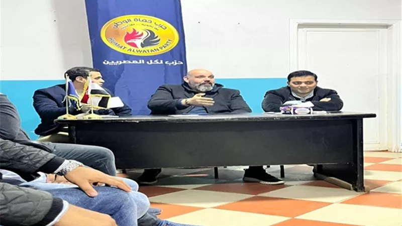 اجتماع تنظيمي لأمانة مركز منشأة القناطر بحزب حماة الوطن بالجيزة