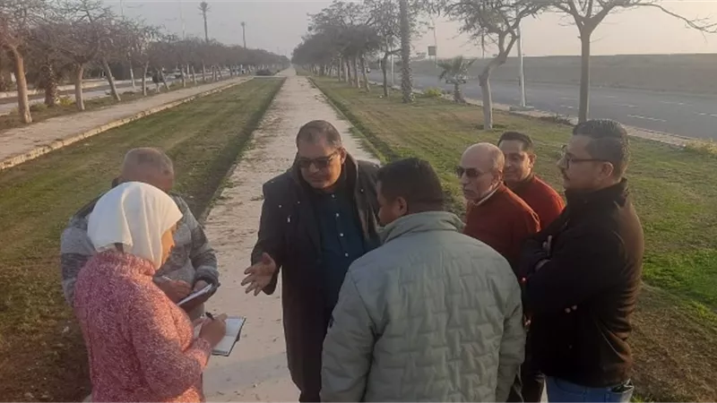 رئيس جهاز الشروق يعلن عن أحدث أعمال الزراعة والنظافة بالمدينة صور
