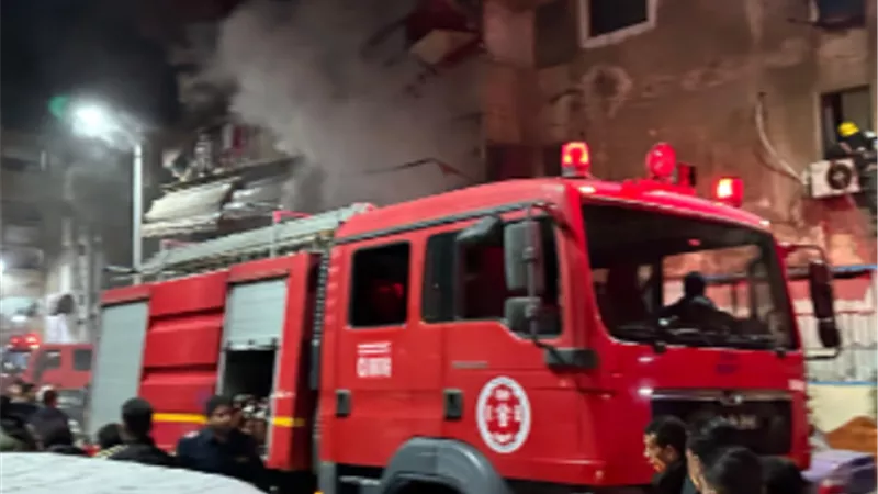 السيطرة على حريق 3 وحدات سكنية بحى الزهور فى بورسعيد