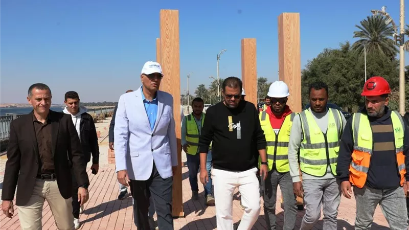 محافظ أسوان يشدد على سرعة الإنتهاء من مشروع توسعة وتطوير كورنيش