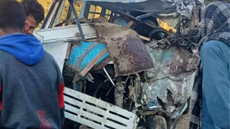 إسماء المصابين فى تصادم سيارتين ميكروباص بسوهاج