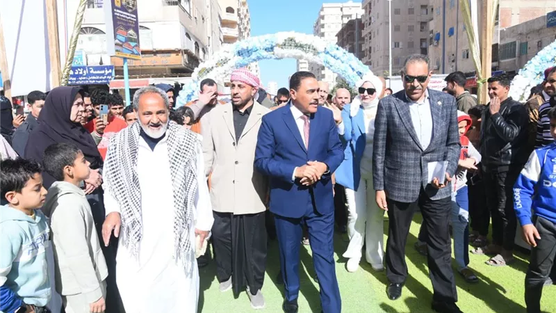 افتتاح سوق اليوم الواحد بمطروح بمنطقة زاهر جلال