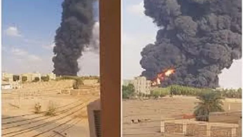 حريق مصفاة الخرطوم.. تحذير من تداعيات خطيرة