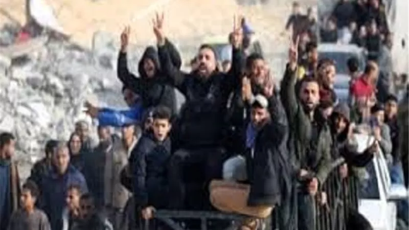 وصول الأسرى الفلسطينيين المفرج عنهم من سجون الاحتلال إلى قطاع غزة