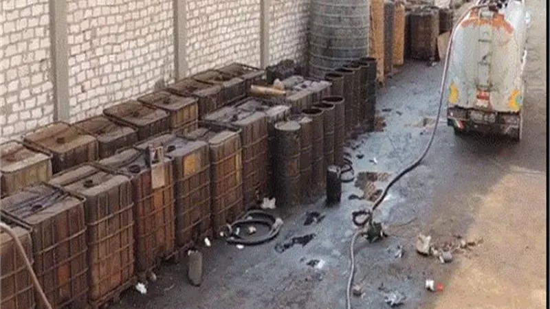 ضبط 3 طن مواد بترولية داخل محطة وقود غير مرخصة في الأقصر