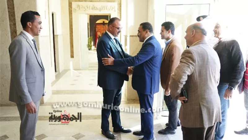 محافظ مطروح في زيارة لمديرية الامن للتهنئة بعيد الشرطة