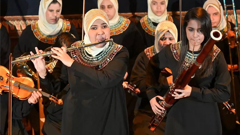 أوركسترا النور والأمل فى استضافة الأكاديمية المصرية بروما