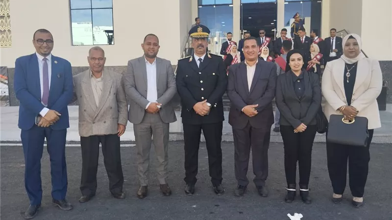 أعضاء محاكاة مجلس الشيوخ بقنا يهنئون مدير الأمن بعيد الشرطة الـ73