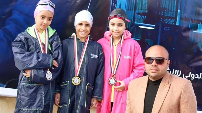 إنطلاق مهرجان بورسعيد لبراعم السباحة بالزعانف ٨ فبراير