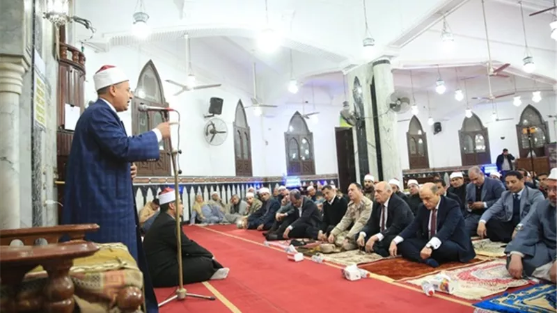 محافظ كفرالشيخ يشهد الاحتفال بليلة «الإسراء والمعراج» للعام 1446