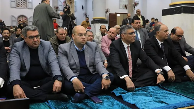 محافظ الجيزة يفتتح مسجد ابو بكر الصديق بحدائق اكتوبر