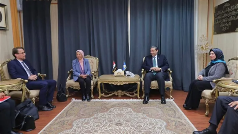 محافظ دمياط يستقبل رئيس هيئة التخطيط العمرانى