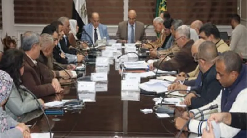 محافظ القليوبية يبحث سبل تحسين مستوى النظافة بشبرا الخيمة والخصوص