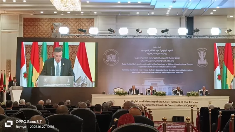 رئيس المحكمة الدستورية: اجتماع القاهرة يستهدف تعزيز الهويات الثقافية لدول القارة.. فيديو
