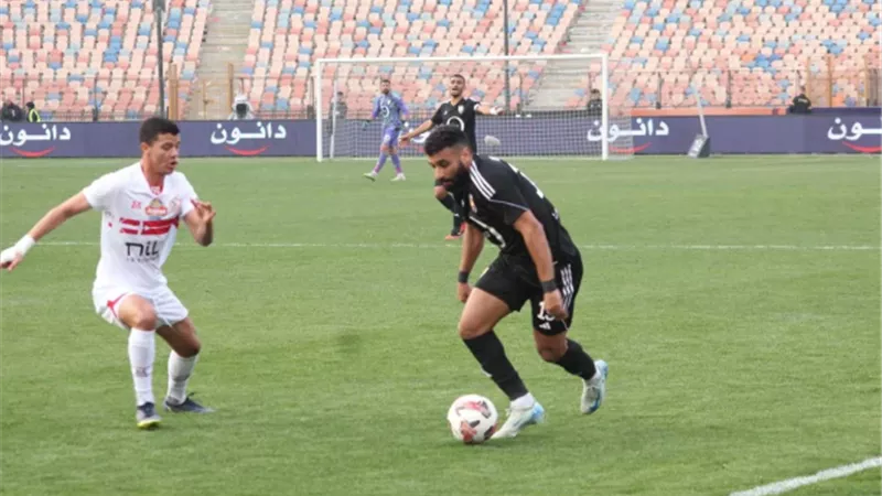 التعادل 1/1 يحسم الشوط الأول من مواجهة الزمالك والجونة بالدورى