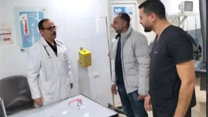 مدير ادارة المستشفيات يتفقد مستشفى سفاجا المركزي