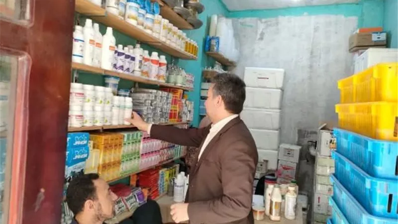ضبط١٧٥٠عبوة ل(٣٤)صنف دواء بيطرى مجهول المصدر بفاقوس