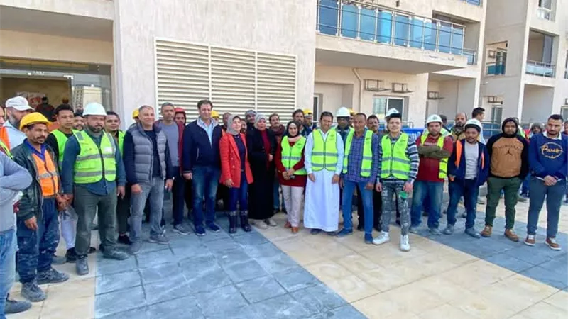 قافلة طبية مجانية لخدمة العاملين بمدينة العلمين الجديدة