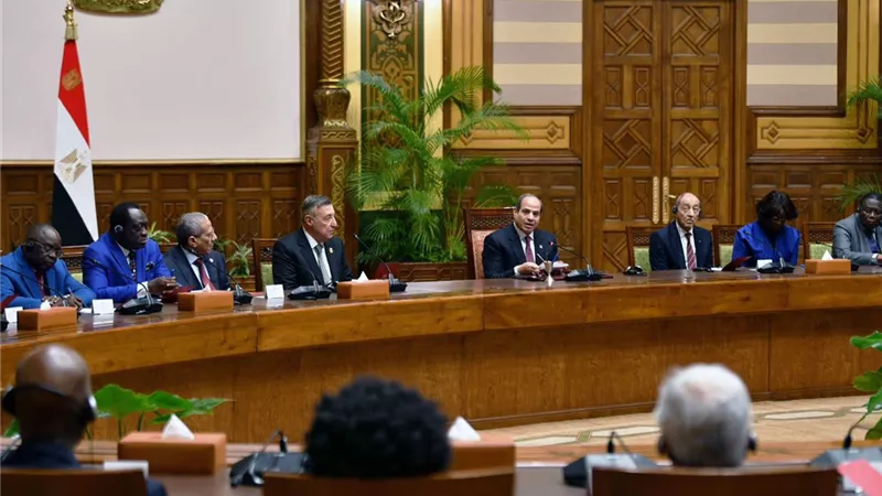 الرئيس السيسي يؤكد أهمية دور المؤسسات القضائية في ضمان أمن دول القارة الإفريقية