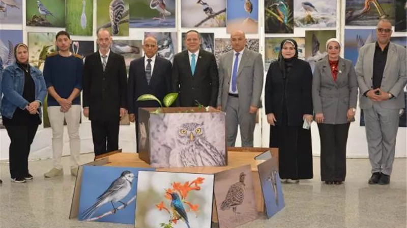 إنطلاق مهرجان الطيور المهاجرة بجامعة دمياط