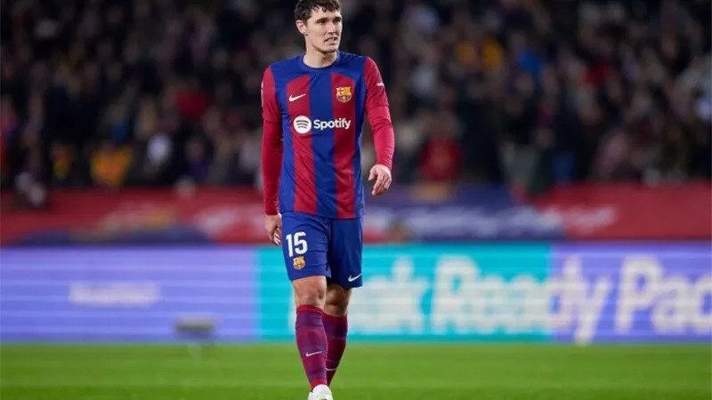 برشلونة يعلن إصابة كريستنسن وغيابه عن مواجهة أتالانتا بدوري الأبطال