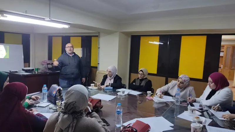 ورشة عمل لمفاهيم القياس والتقويم بكلية الطفولة المبكرة ببني سويف