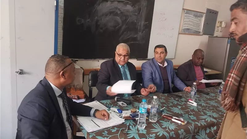انتهاء المقابلات الشخصية لرؤساء لجان امتحانات الثانوية العامة بالأقصر