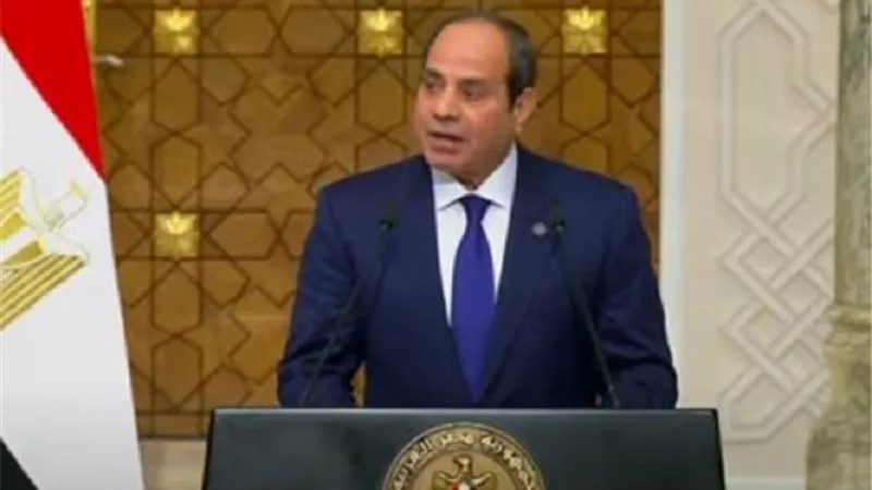 السيسي: الرأي العام المصري والعربي والعالمي يرى أن هناك ظلما تاريخيا وقع علي الشعب الفلسطيني طوال ٧٠ عاما