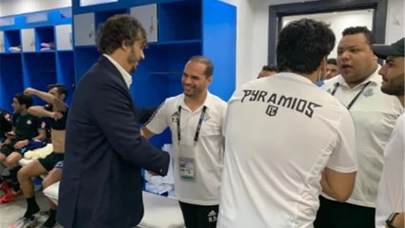 بيراميدز يُحفز لاعبيه لعبور مواجهة الزمالك والاحتفاظ بالصدارة