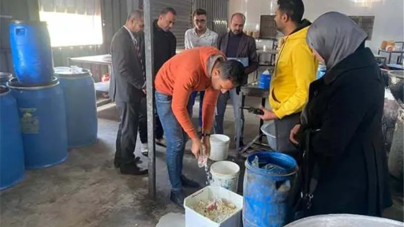 أغذية غير صالحة للإستهلاك الآدمي بأسواق دمياط