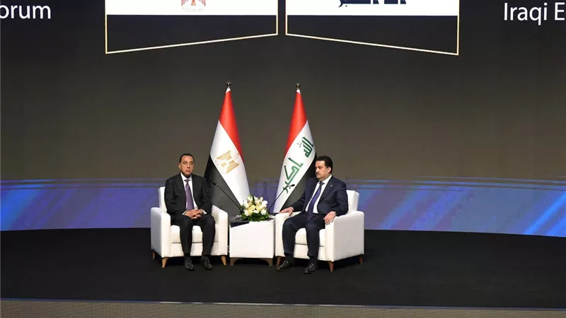رئيسا وزراء مصر والعراق يترأسان منتدى الأعمال المصري العراقي